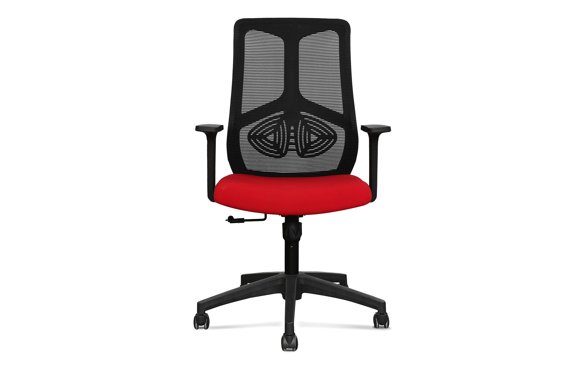 Office chair Miller, black + red  3